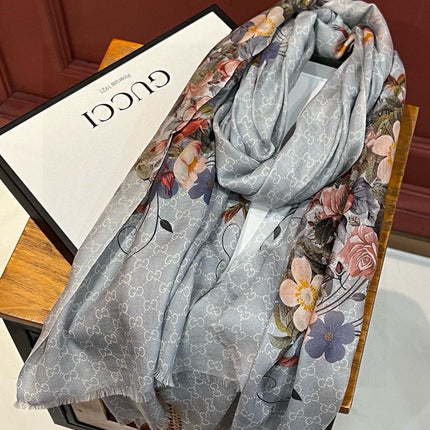 GUCCI 25S SCARF 200 IN CASHMERE 733884