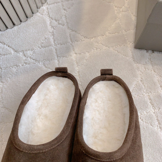 ALASKA SLIPPER IN CHOCOLATE SUEDE