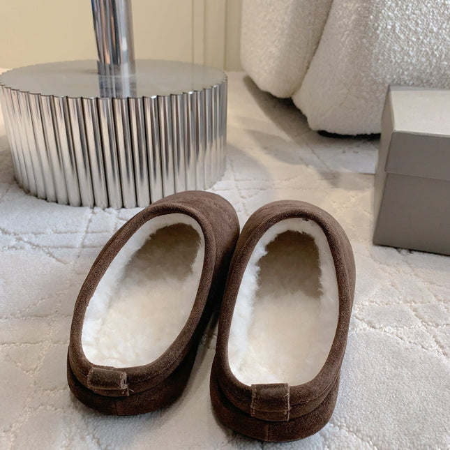 ALASKA SLIPPER IN CHOCOLATE SUEDE
