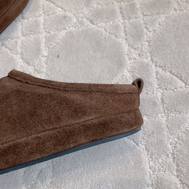 ALASKA SLIPPER IN CHOCOLATE SUEDE