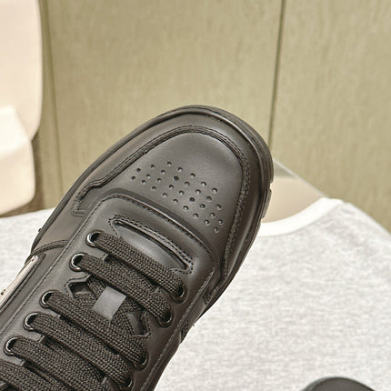 PRA FLATFORM SNEAKERS BLACK CALFSKIN