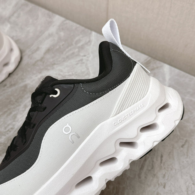 RUN SNEAKER IN WHITE MIX BLACK SUEDE AND MESH FABRIC