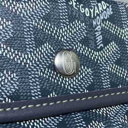 ANJOU MINI BAG 20 IN GREY GOYARDINE CANVAS AND CALFSKIN