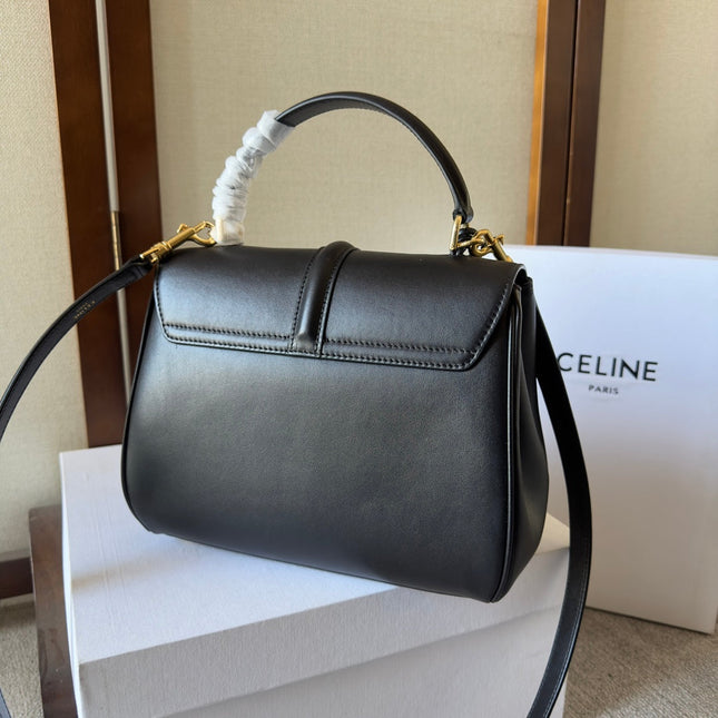 CLASSIQUE BAG 23 IN BLACK CALFSKIN GOLD HARDWARE