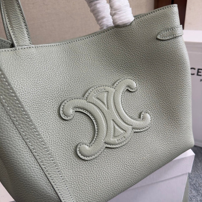 MINI CABAS ANAIS CUIR TRIOMPHE 20 IN LIGHT CLAY GRAINED CALFSKIN