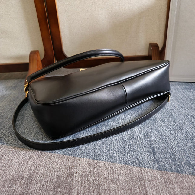 MEDIUM CAMILLE 16 SOFT BAG 36 BLACK IN SMOOTH CALFSKIN