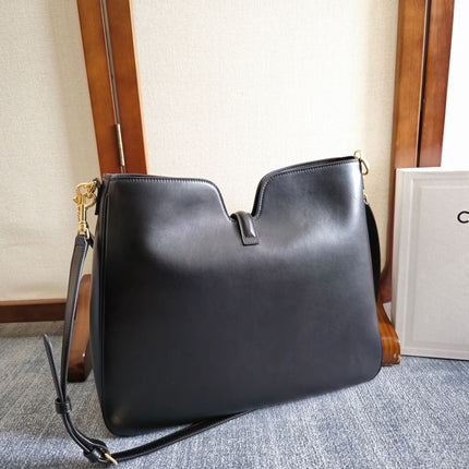 MEDIUM CAMILLE 16 SOFT BAG 36 BLACK IN SMOOTH CALFSKIN