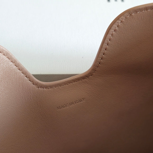 SMALL CAMILLE 16 SOFT BAG 24 IN DUSTY ROSE BEIGE CALFSKIN