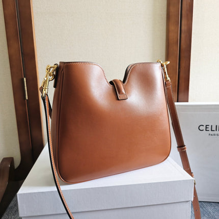 SMALL CAMILLE 16 SOFT BAG 24 IN BURNT SIENNA SMOOTH CALFSKIN