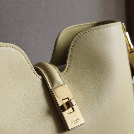 SMALL CAMILLE 16 SOFT BAG 24 IN SPRING YELLOW CALFSKIN