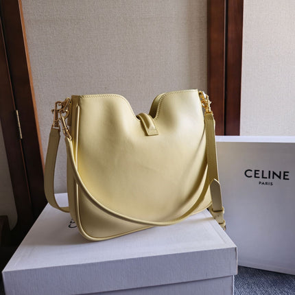 SMALL CAMILLE 16 SOFT BAG 24 IN SPRING YELLOW CALFSKIN