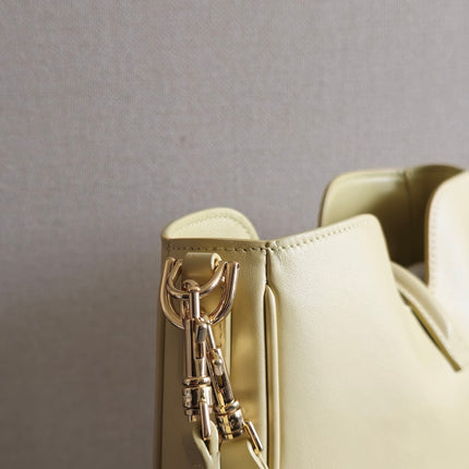 SMALL CAMILLE 16 SOFT BAG 24 IN SPRING YELLOW CALFSKIN