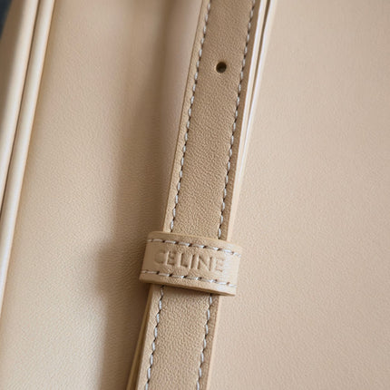 MEDIUM CAMILLE 16 SOFT BAG 36 LIGHT BEIGE IN SMOOTH CALFSKIN