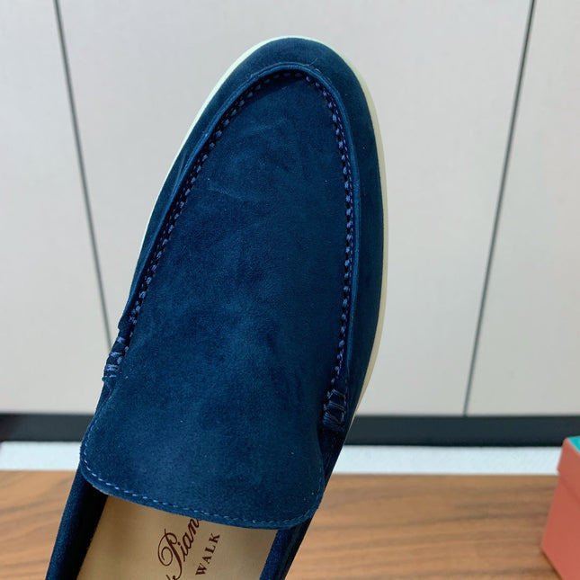LP SUEDE SUMMER WALK LOAFERS NAVY BLUE