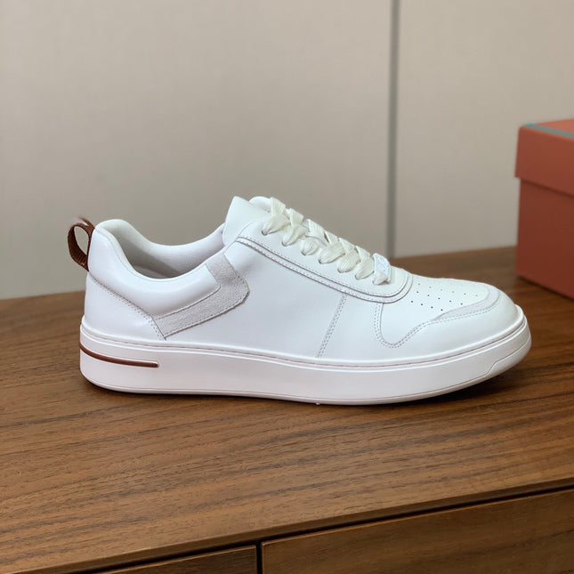 LP SNEAKERS IN WHITE CALFSKIN