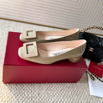 U LOOK BALLERINAS IN GURKHA GLOSSY CALFSKIN