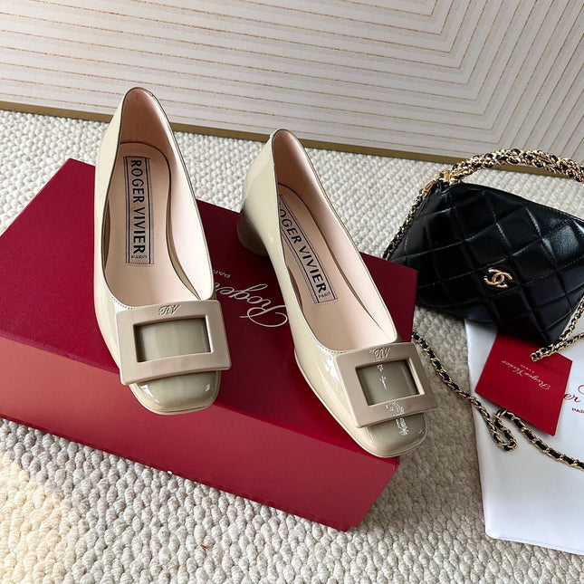 U LOOK BALLERINAS IN GURKHA GLOSSY CALFSKIN