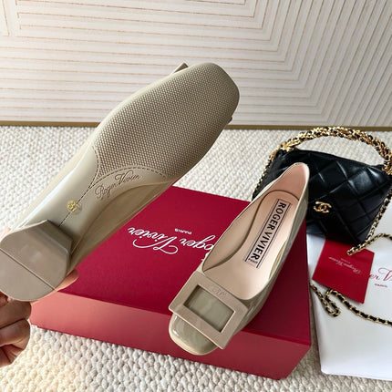 U LOOK BALLERINAS IN GURKHA GLOSSY CALFSKIN