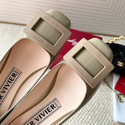 U LOOK BALLERINAS IN GURKHA GLOSSY CALFSKIN