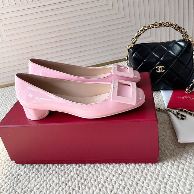 U LOOK BALLERINAS IN PASTEL PINK GLOSSY CALFSKIN