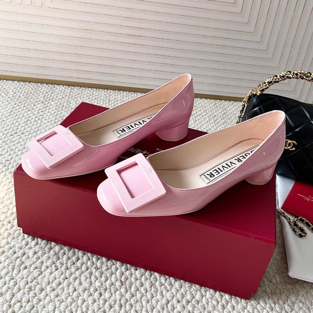 U LOOK BALLERINAS IN PASTEL PINK GLOSSY CALFSKIN