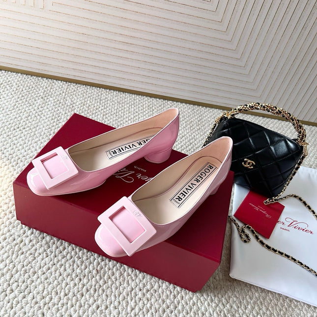 U LOOK BALLERINAS IN PASTEL PINK GLOSSY CALFSKIN