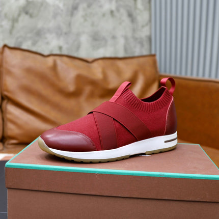 LP 360 KNITTED CASUAL SNEAKERS CHERRY WOOL