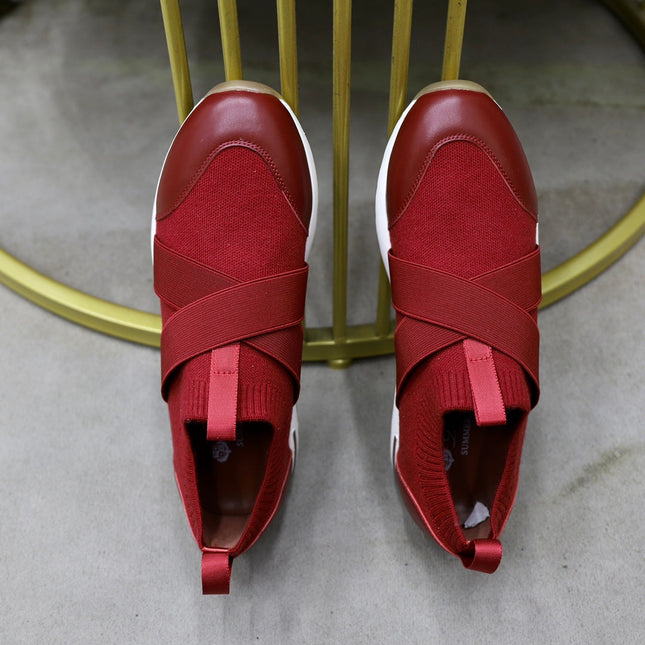 LP 360 KNITTED CASUAL SNEAKERS CHERRY WOOL