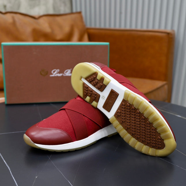 LP 360 KNITTED CASUAL SNEAKERS CHERRY WOOL
