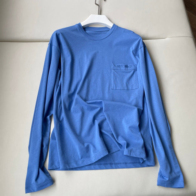 MIUMIU LONG-SLEEVE T-SHIRT STYLE 369