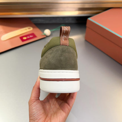 LP NEWPORT WALK SNEAKERS OLIVE SUEDE