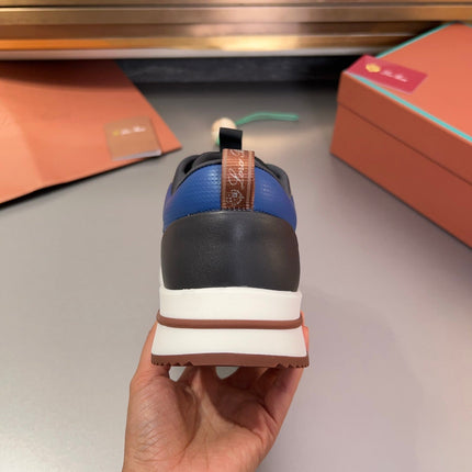 LP BRUNELLO SNEAKERS BLACK AND GRAY MESH BREATHABLE