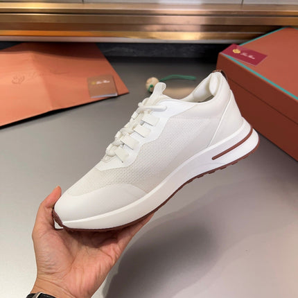 LP BRUNELLO SNEAKERS WHITE MESH BREATHABLE