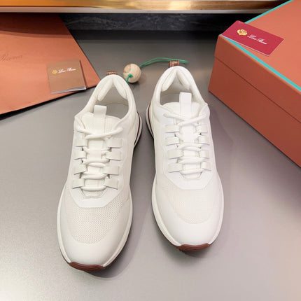LP BRUNELLO SNEAKERS WHITE MESH BREATHABLE