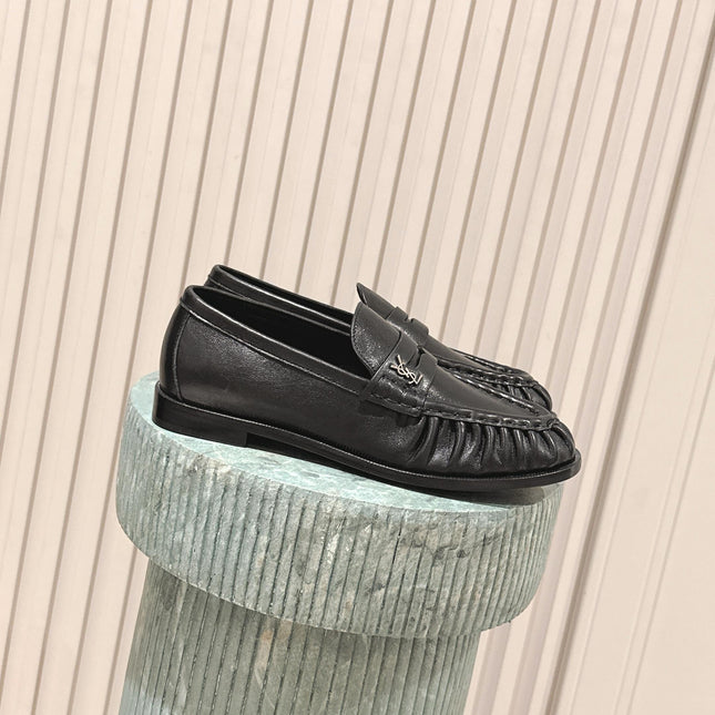 SL MOCCASINS LOAFER IN BLACK CALFSKIN
