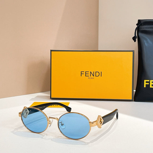 FIRST CRYSTAL CHUNKY OVAL FRAME SUNGLASSES 40277 IN METAL