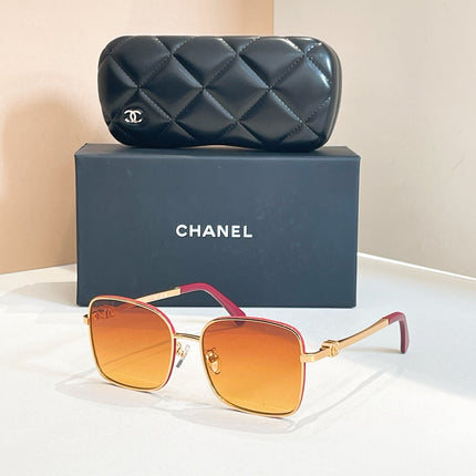 RECTANGULAR SUNGLASSES CH2219 IN METAL