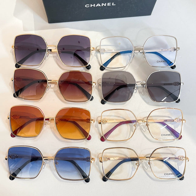 SQUARE SUNGLASSES CH4288Q IN METAL