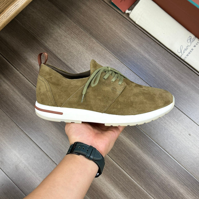 LP BERGEN SNEAKER OLIVE SUEDE