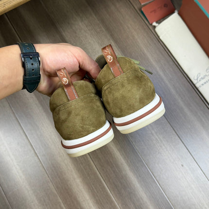LP BERGEN SNEAKER OLIVE SUEDE