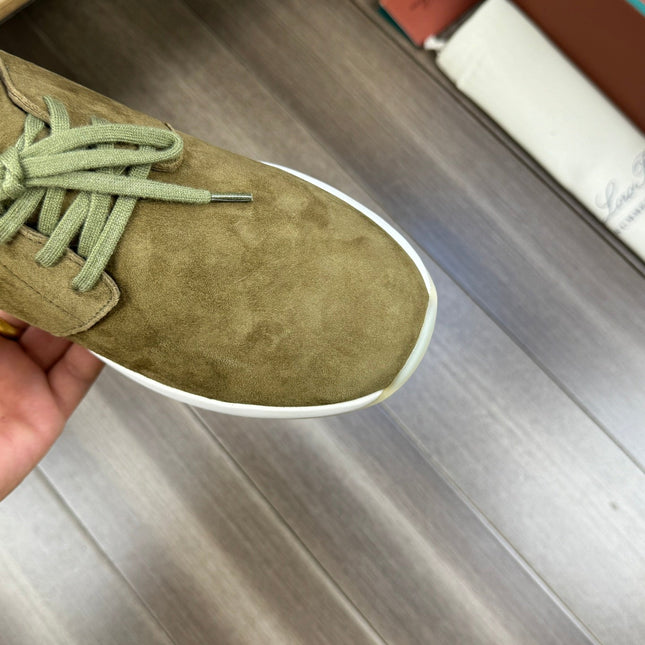 LP BERGEN SNEAKER OLIVE SUEDE