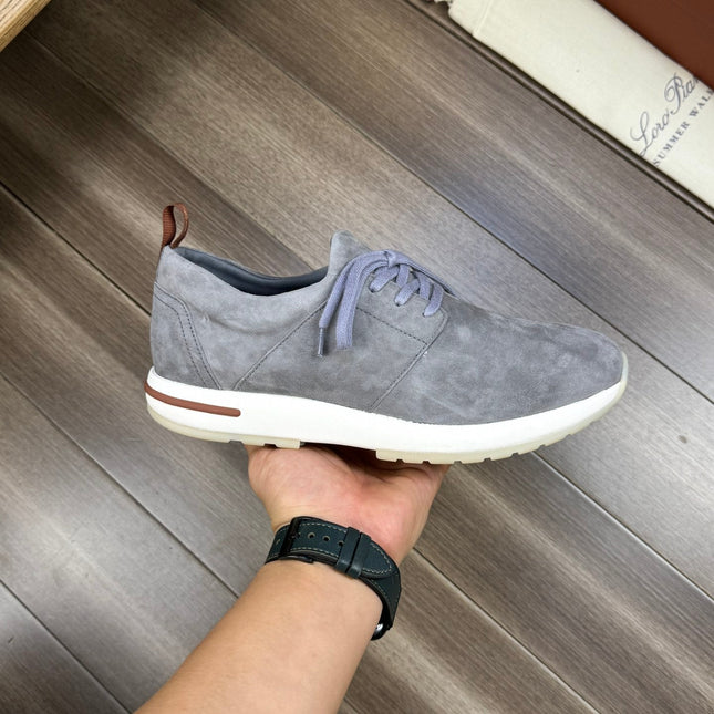 LP BERGEN SNEAKER LIGHT GRAY SUEDE