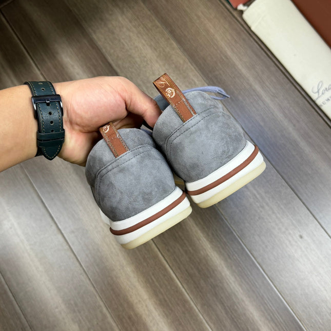 LP BERGEN SNEAKER LIGHT GRAY SUEDE