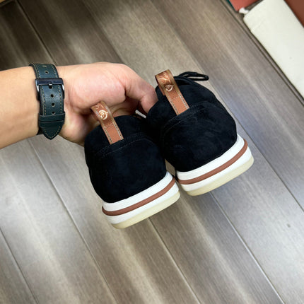 LP BERGEN SNEAKER BLACK SUEDE