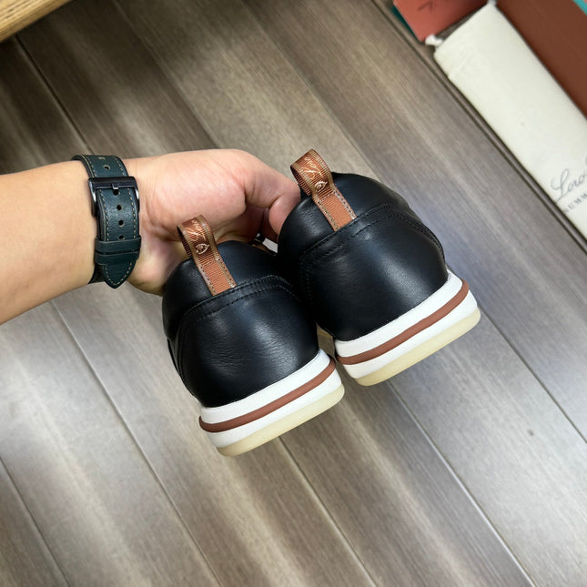 LP BERGEN SNEAKER BLACK CALFSKIN