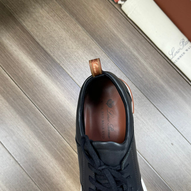 LP BERGEN SNEAKER BLACK CALFSKIN