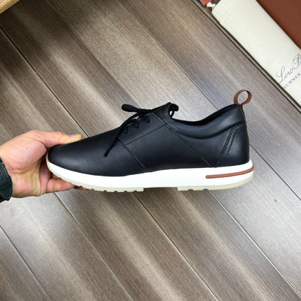 LP BERGEN SNEAKER BLACK CALFSKIN