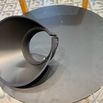 CC HALF HEAD WIDE BRIMMED SUN HAT BLACK 672696