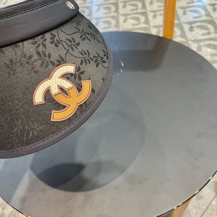 CC HALF HEAD WIDE BRIMMED SUN HAT BLACK 672696