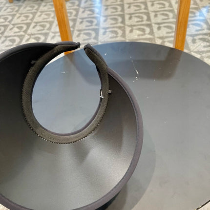 CC HALF HEAD WIDE BRIMMED SUN HAT BLACK 672696